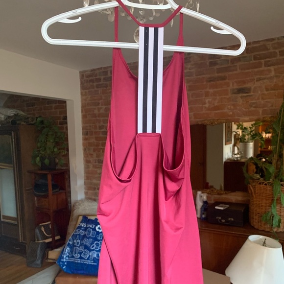 Magenta Adidas Racerback Tank - Picture 3 of 7